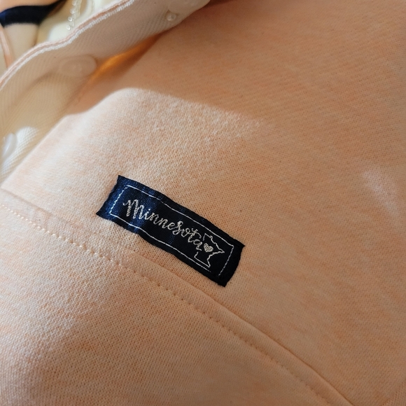 NWT! State of Mine Peach Minnesota Sweatshirt - Picture 3 of 7